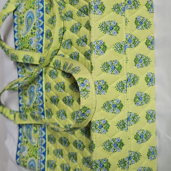 Vera Bradley 2006 Retired Citrus Elephamt Tote Bag Large 13x14.5" - Picture 7 of 15